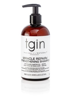 Tgin Tegene Miracle Repairs Natural Growth Strengthening Shampoo - Dry - Curly Hair Growth - 13 oz 384 ml  - Image 1