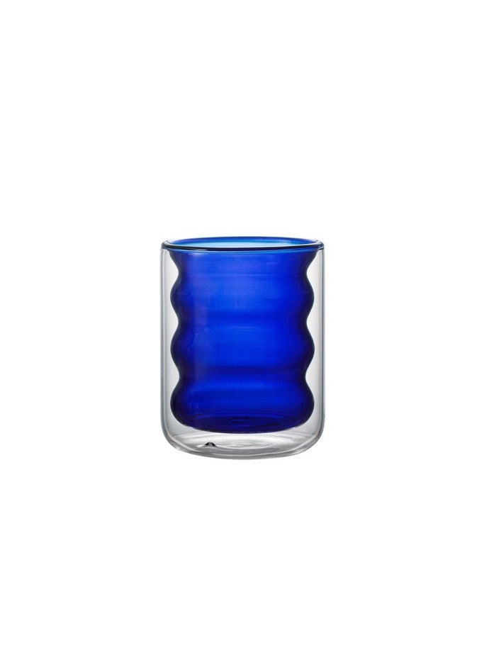 Threaded Double-layer Glass Cup Creative High Borosilicate Glass Milk Coffee Cup Household Insulated Drinking Cup  - Image 1