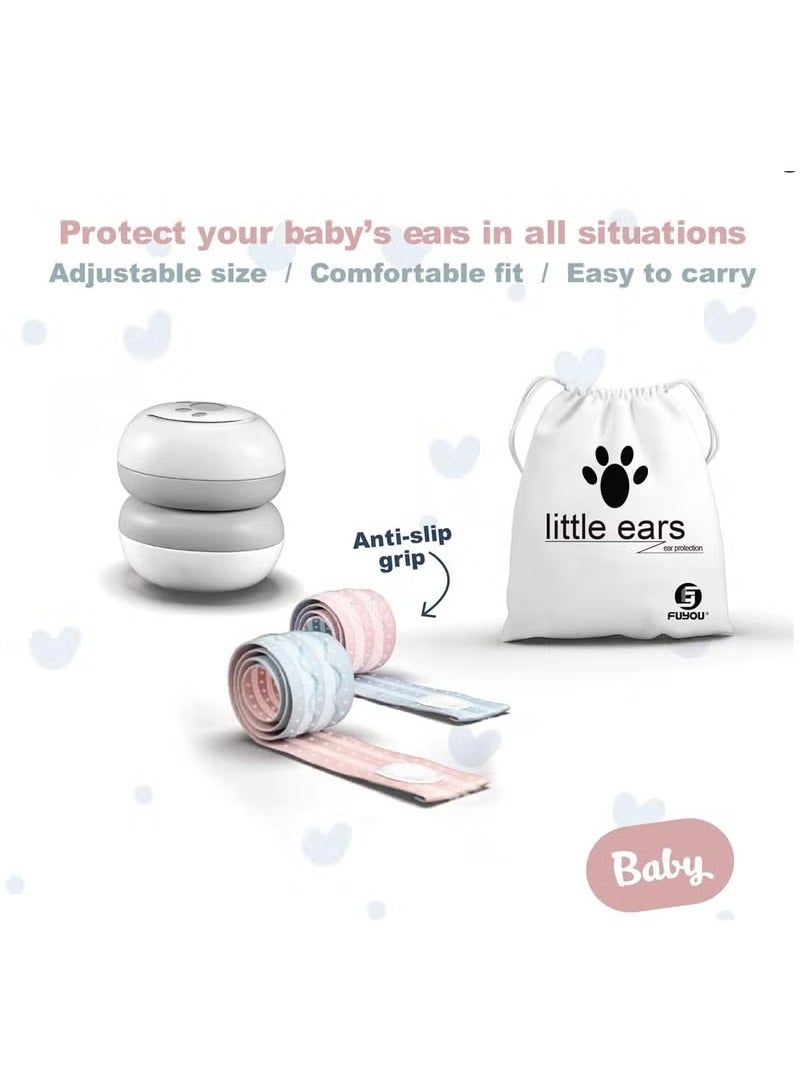Baby Ear Protection, Earmuffs for Babies and Toddlers up to 36 Months, Noise Reduction Earmuffs - Comfortable Baby Headphones Against Hearing Damage & Improves Sleep  - Image 4