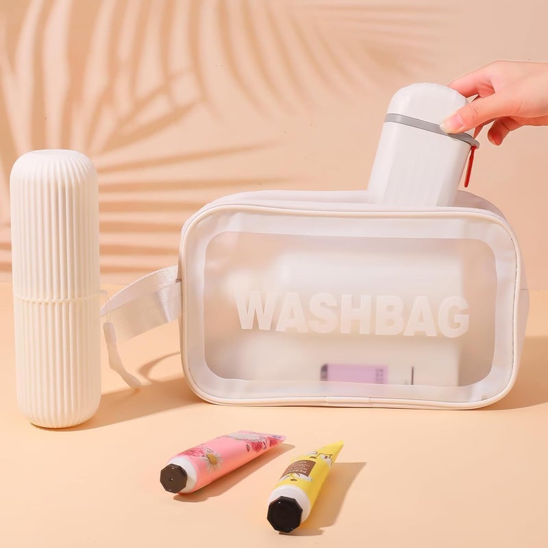 Boniry Plastic 1 Pcs Travel Soap Case & Toothbrush Case Waterproof Travel Soap Dish Shower with Convenient Handle Leakproof Travel Soap Case Holder for Bathroom Camp Outdoor, Multicolor - Image 4