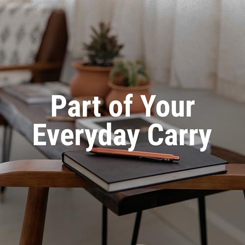 Everyman Grafton Full Click Refillable 0.7mm Gel Ink Pen, Rose gold | Sleek Anodized Aluminum EDC Pen with Deep Grooved Grip | Smooth Writing Pocket Pen for Office, Travel, Gifting & Daily Use - Image 5