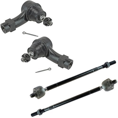 TRQ Front Tie Rod Set Compatible with 2009-2011 Ford Focus - Image 1