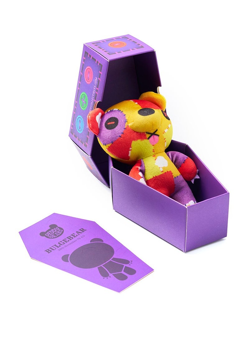 Deddy Bears Bulgebear Lil Dodgers Plush 14cm, Soft & Squishy Deddy Bear Series 3, Unique Box with  Certificate, Fun Collectible Toy for Ages 6+ - Image 4