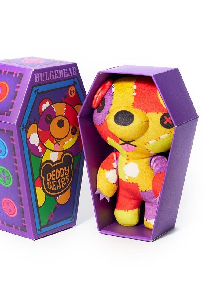 Deddy Bears Bulgebear Lil Dodgers Plush 14cm, Soft & Squishy Deddy Bear Series 3, Unique Box with  Certificate, Fun Collectible Toy for Ages 6+ - Image 1
