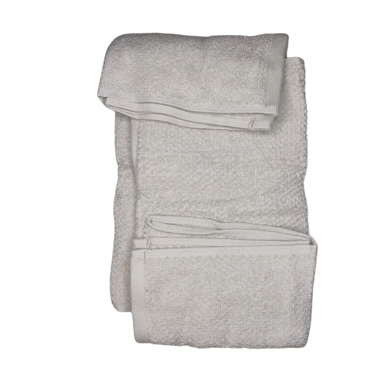 LookTrendyNow Super Soft Microfiber Gym Towel, Hand Towels & Workout Towels (Light Grey) 41X61 cms |Pack of 2| - Image 3