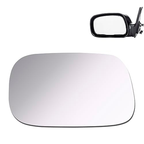 ReYee Side Mirror Glass fit for 2002 2003 2004 2005 2006 Toyota Camry Sedan Driver Left Side Mirror Glass Replacement No Backing Plate Flat Including Adhesive(Japan Built) - Image 3