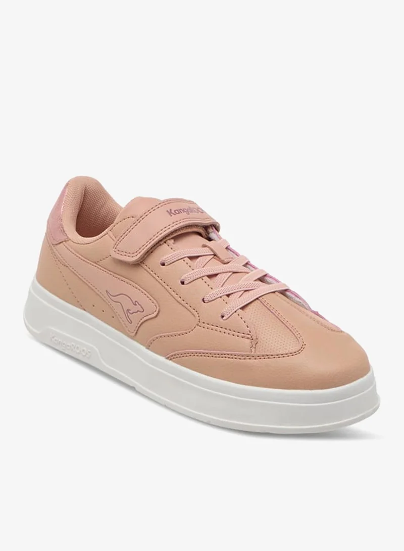 kangaROOS Women's Panelled Sports Shoes With Hook And Loop Closure