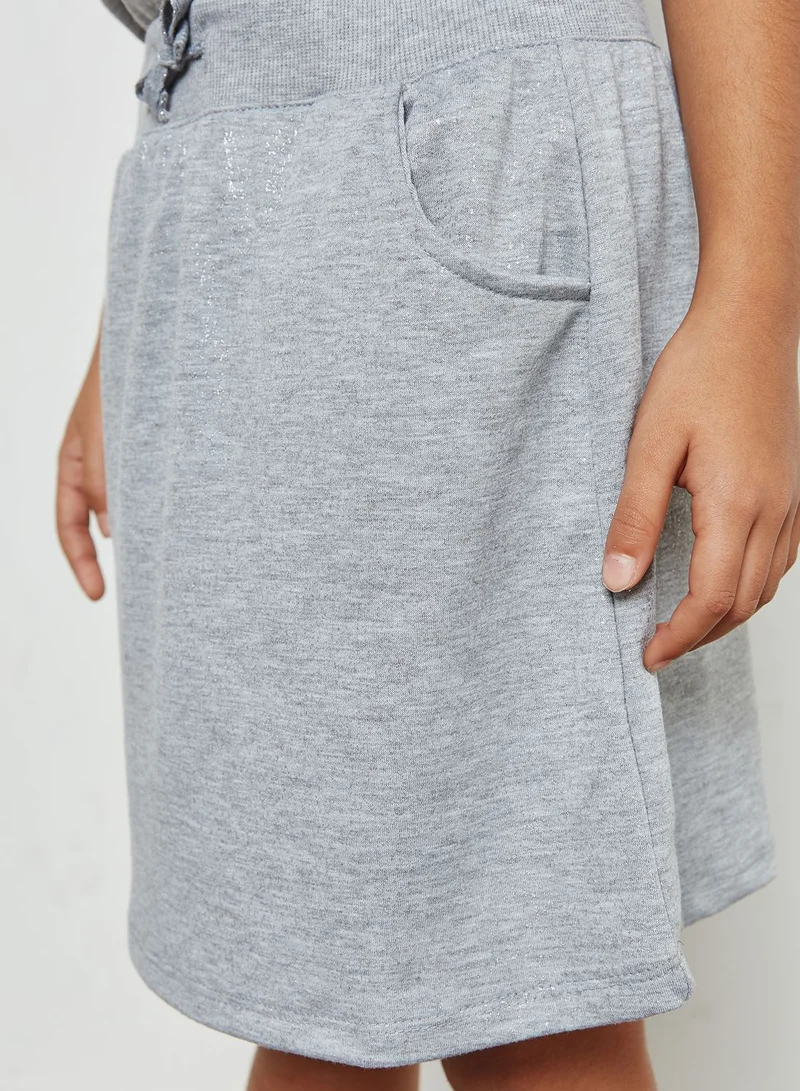 Outfit Little Sweatshirt + Skirt Set