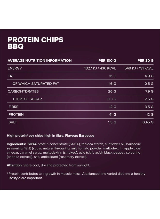 IronMaxx Protein Chips 3.0 | 12 x 60g  | BBQ flavour - Image 4