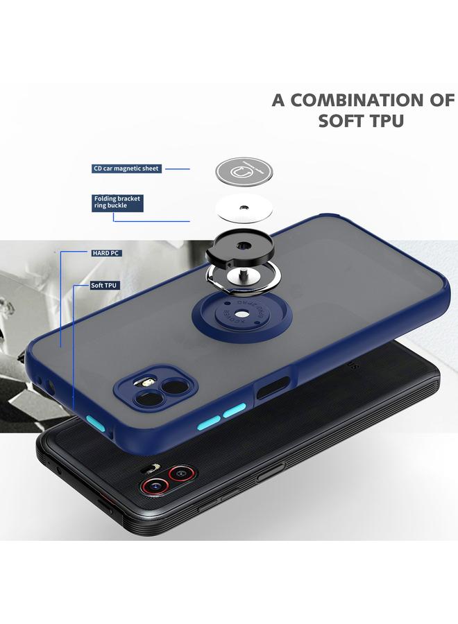 S-TOP Case For Samsung Galaxy Xcover6 Pro Q Shadow 1 Series TPU + PC Phone Case with Ring Holder - Image 3