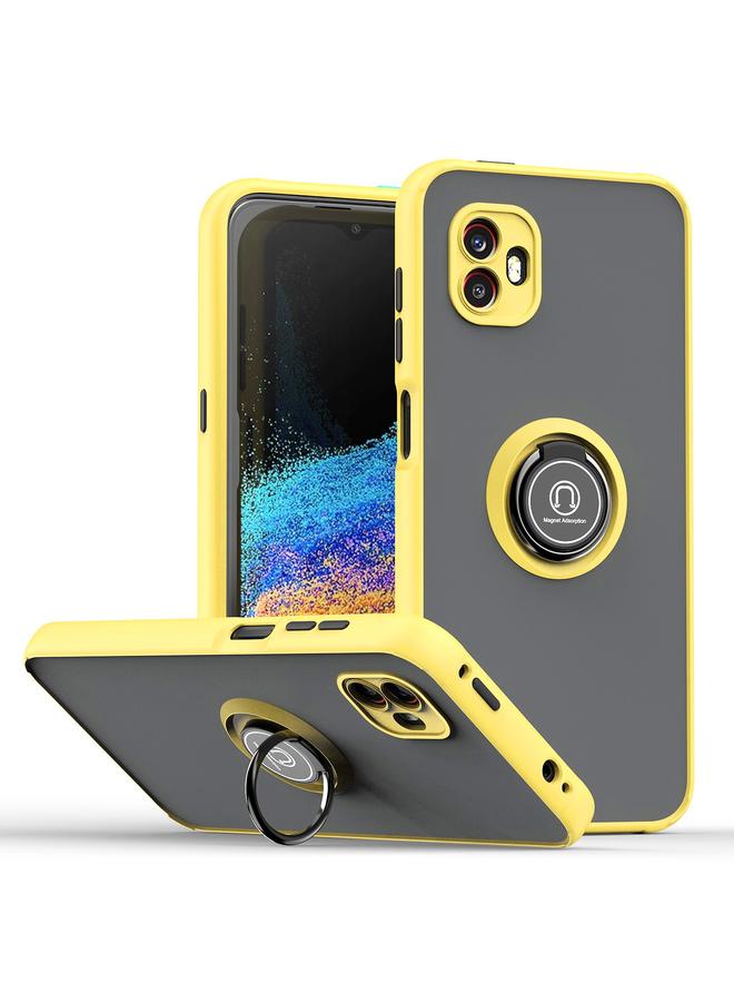 S-TOP Case For Samsung Galaxy Xcover6 Pro Q Shadow 1 Series TPU + PC Phone Case with Ring Holder - Image 1