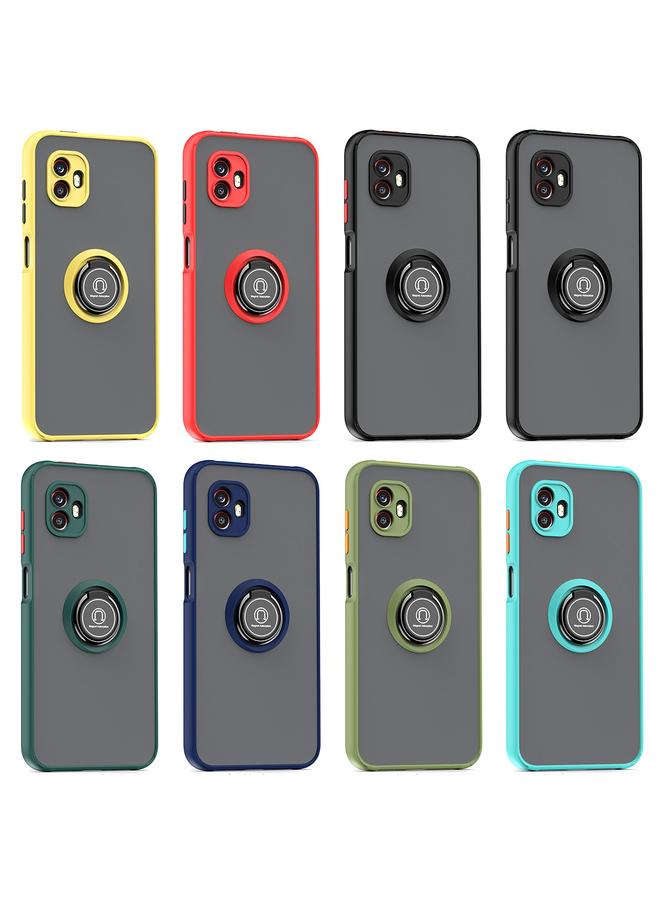 S-TOP Case For Samsung Galaxy Xcover6 Pro Q Shadow 1 Series TPU + PC Phone Case with Ring Holder - Image 2