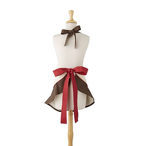 DII Womens Fall Thanksgiving Kitchen Apron Adjustable Long Waist Ties Turkey - Image 3