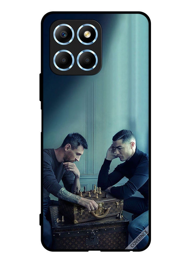 Covernex Protective Case Cover For Honor X8 5G Messi Vs Ronaldo Play Chess - Image 1