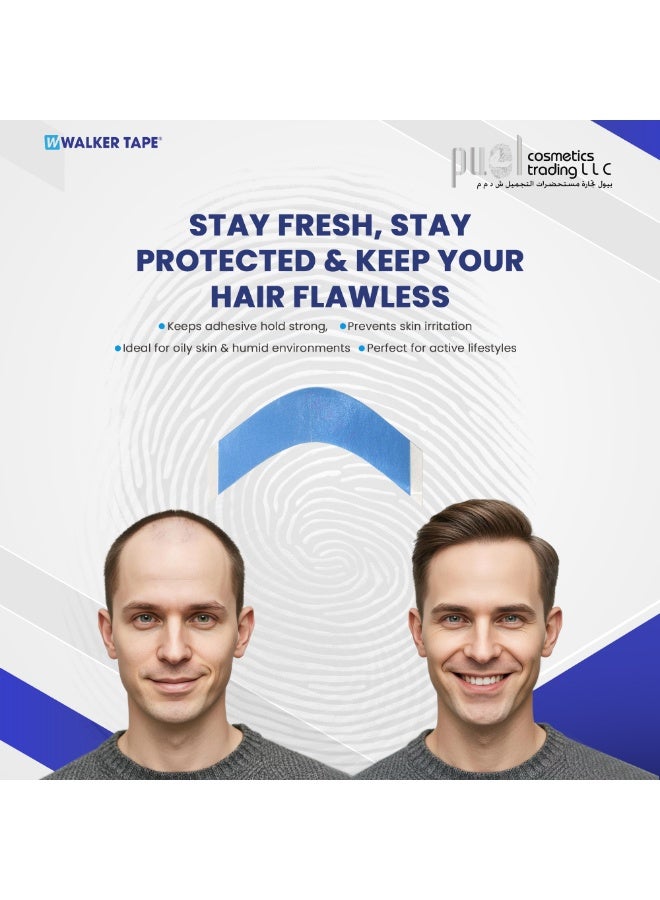 Walker Tape® Lace Front Adhesive Tape 36Pcs – Hypoallergenic, Dull Finish for Natural Look – Medium Residue, 2-3 Week Hold for Lace Systems, Comfortable Secure Bond - Image 4