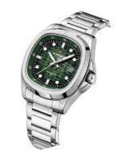 NAVIFORCE NF9240 Luxury Stainless Steel Automatic Watch – Green Dial with Date Display  - Image 2