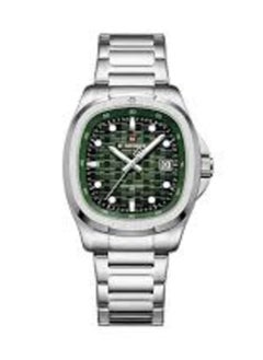 NAVIFORCE NF9240 Luxury Stainless Steel Automatic Watch – Green Dial with Date Display  - Image 1