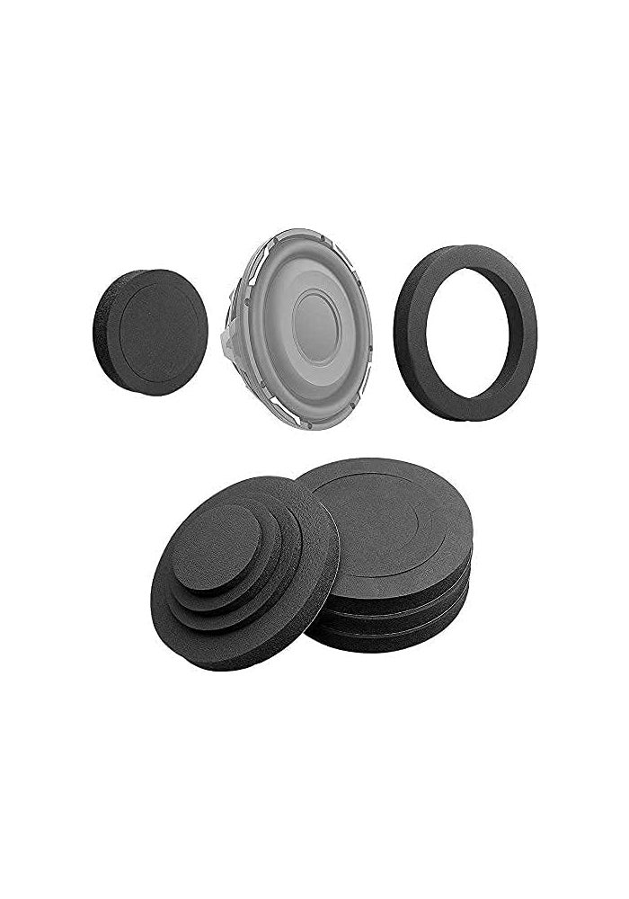 RDBS 4X Black 6.5" Fast Foam Rings for Car Speakers - Image 4