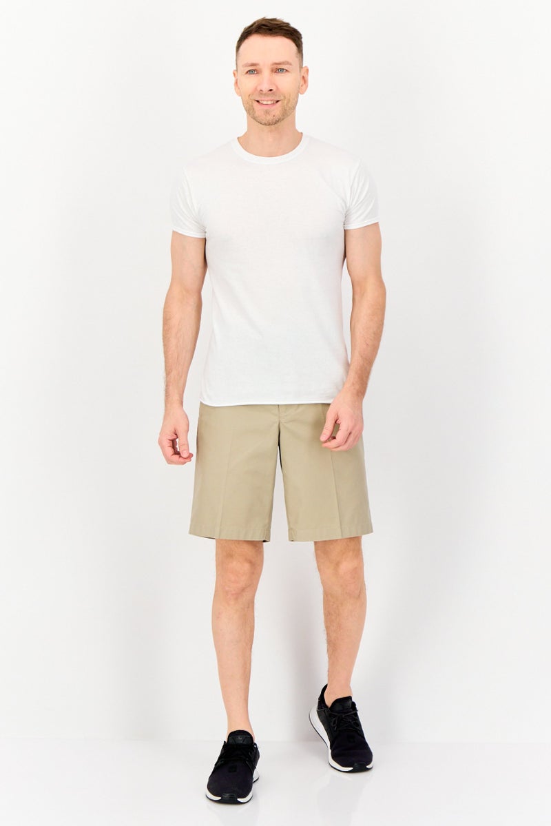 Greg Norman Men Sportswear Fit  Golf Shorts, Dark Beige - Image 4