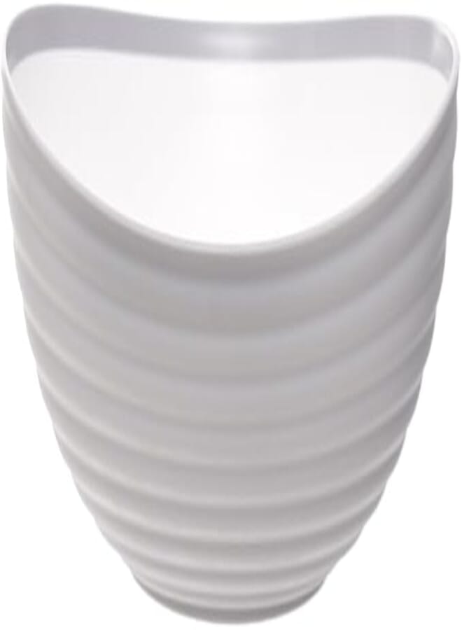 Aksa 1325/06/1219 Solo Plastic Oval Bowl - Light Grey