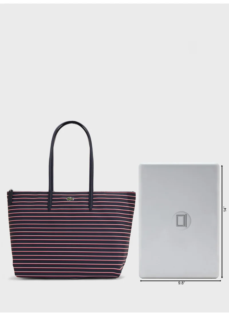 لاكوست Essentials Top Handle Zip Over Tote
