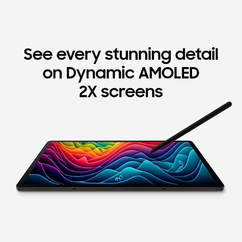 Bimahoo قلم S Pen لـ Tab S10+ Plus / S10 Ultra متوافق مع Samsung Galaxy Tab S10+ Plus | Tab S10 Ultra جميع الإصدارات، قلم ستايلس نحيف بطرف قلم 0.7 مم، 4,096 مستوى ضغط مع 3 أ��راف (أسود) - Image 1