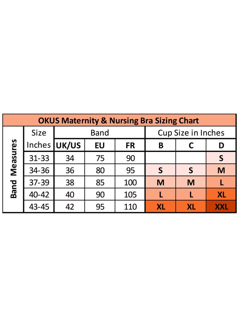 أوكوس حمالة صدر أنيقة للحمل والرضاعة بدون خياطة بيج كبير - Image 5