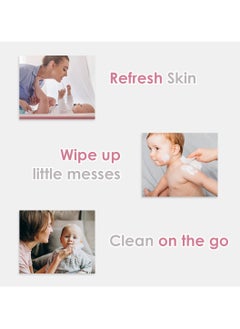 Cool & Cool Water Wipes Baby Wipes 96s - Pack of 4  - Image 4