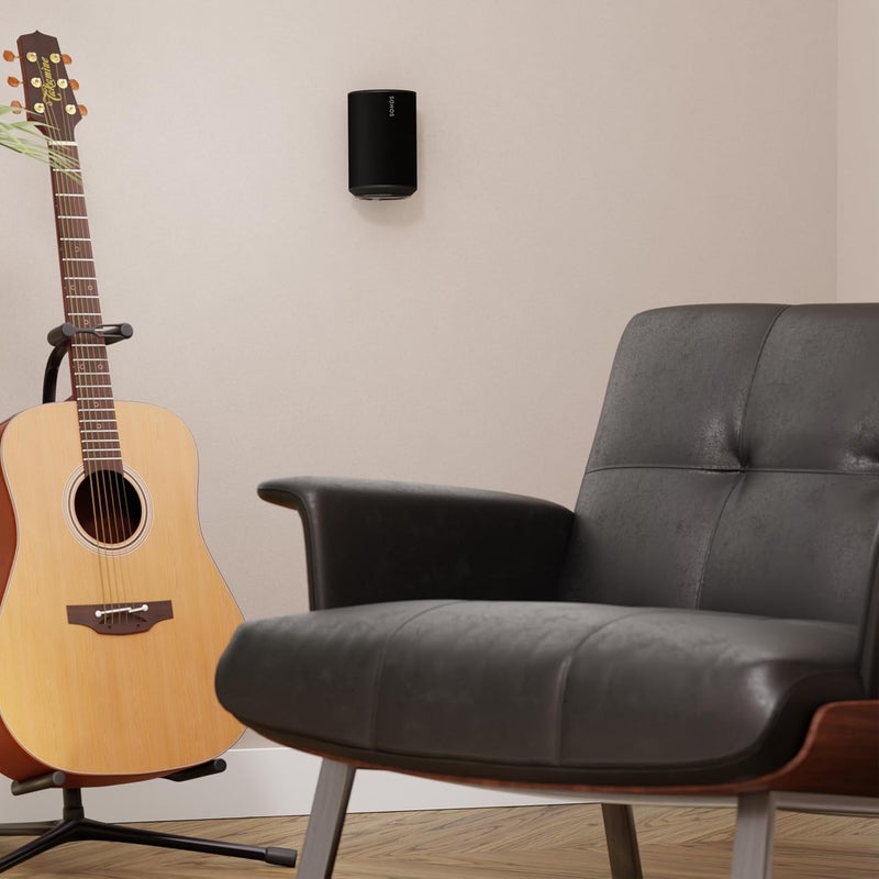 Sanus Fixed Speaker Wall Mount for Sonos Era 100™ (Single) (Black) - Image 3