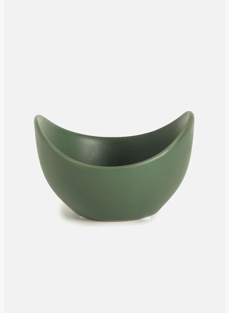 Bonhomie Multi-Colour Solid Ceramic Serveware Bowl Set | Pack Of 4