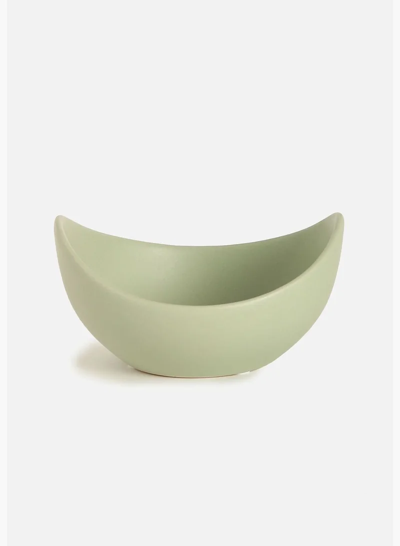 Bonhomie Multi-Colour Solid Ceramic Serveware Bowl Set | Pack Of 4