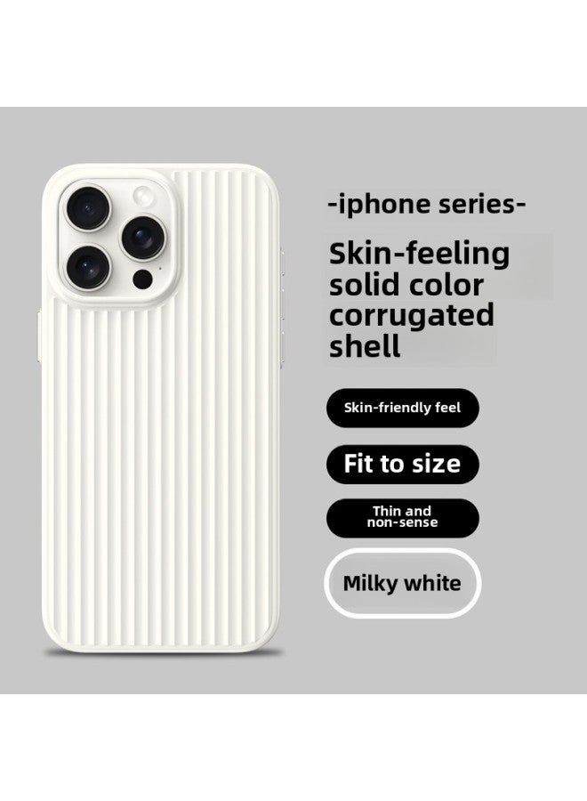 Corrugated Skin-Feeling Frosted Mobile Phone Case For Apple Magnetic Protective Case Multiple Models Available