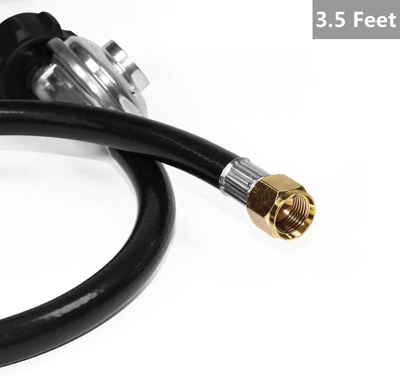 DOZYANT 3.5 Feet Propane Regulator and Hose Universal Grill Regulator Replacement Parts, QCC1 Hose and Regulator for Most LP Gas Grill, Heater and Fire Pit Table - Image 5