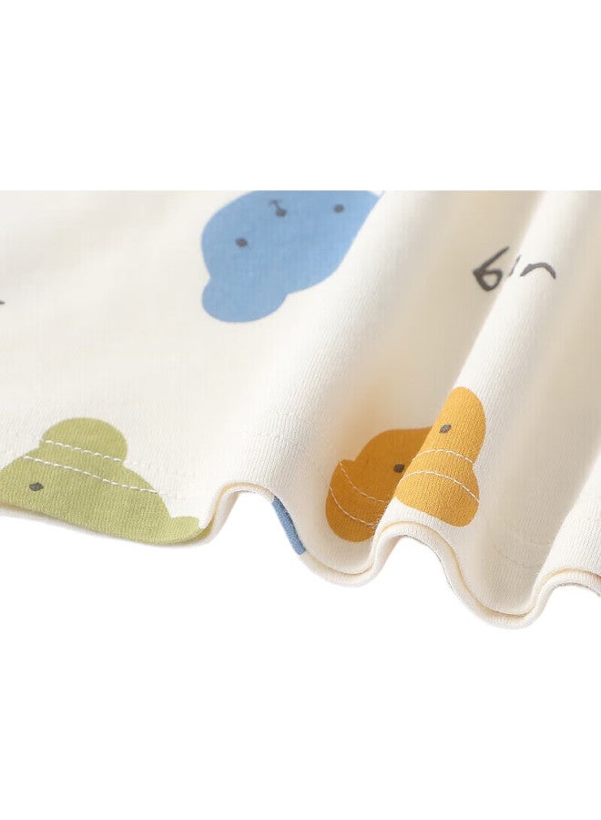 YUZHAOLIN Children'S Pajamas, Autumn Boys And Girls Home Wear Set, Pure Cotton All-Season Baby Air Conditioning Clothes, Children'S Clothing For Young And Older Kids - Image 3