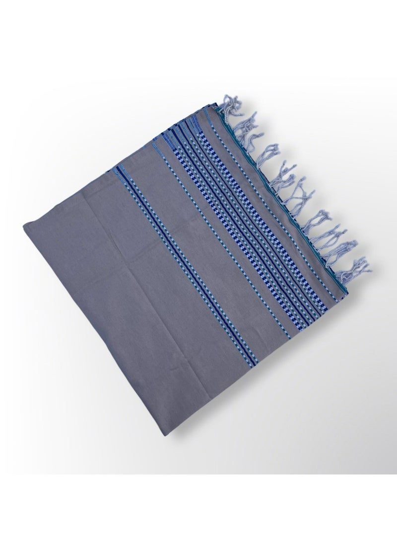 Spirit Amazigh Beach towel Grey - Image 1