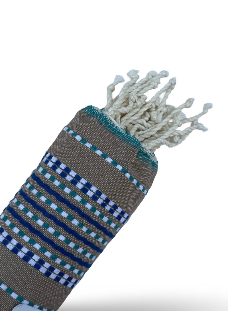 Spirit Amazigh Beach towel Grey - Image 4