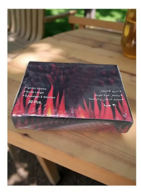 Torch charcoal, 30 pieces, for all uses