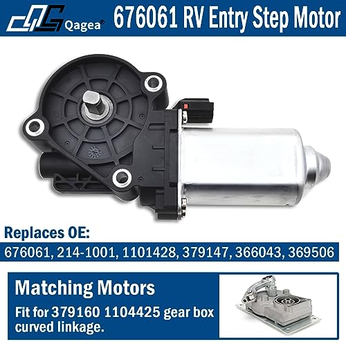 Qagea 676061 RV Entry Step Motor Fit for Lippert Kwikee Steps Series 22 23 26 28 30 31 32 33 34 35 36 37 38 39 40 41, Replaces 214-1001 1101428 379147 366043 369506 - Image 3