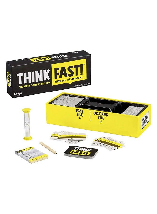 Ridley's Ridleyâ€™S Think Fast! Group Party Game Fastpaced Easy To Play Party Games Fun For All Ages Random Trivia Game For Adults And Kids - Image 4