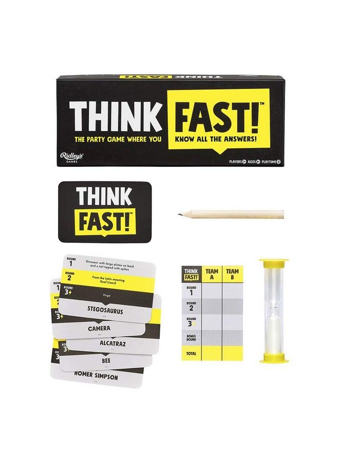 Ridley's Ridleyâ€™S Think Fast! Group Party Game Fastpaced Easy To Play Party Games Fun For All Ages Random Trivia Game For Adults And Kids - Image 3