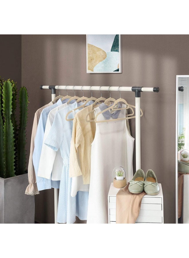 Bukela Kids Clothes Hangers,Kids Plastic Hangers Closet,Toddlers Kids Clothes Hangers Velvet Kids Toddlers Coat Hangers with Ultra Thin & Durable Plastic Non-Slip Design 50 Pack - Image 4