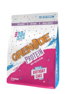 Grenade Whey Blend High Protein Powder ,Birthday Cake Flavour,12 Servings  - Image 1