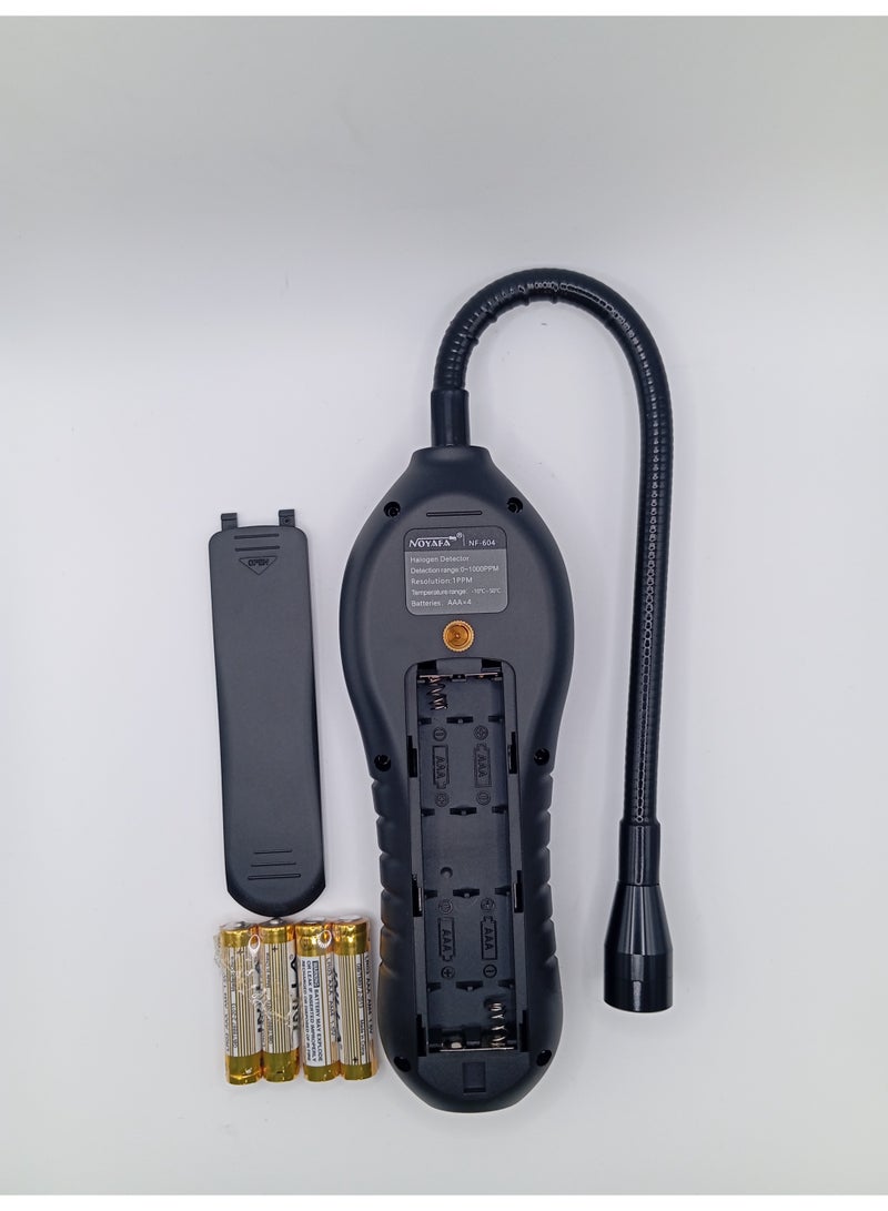 NOYAFA Halogen Gas Detector Air Condition Refrigerant Leak Detector 0‑1000ppm R12 R22 R134a R410A with 25cm Probe High Sensitivity 3 Alarm Types - Image 2