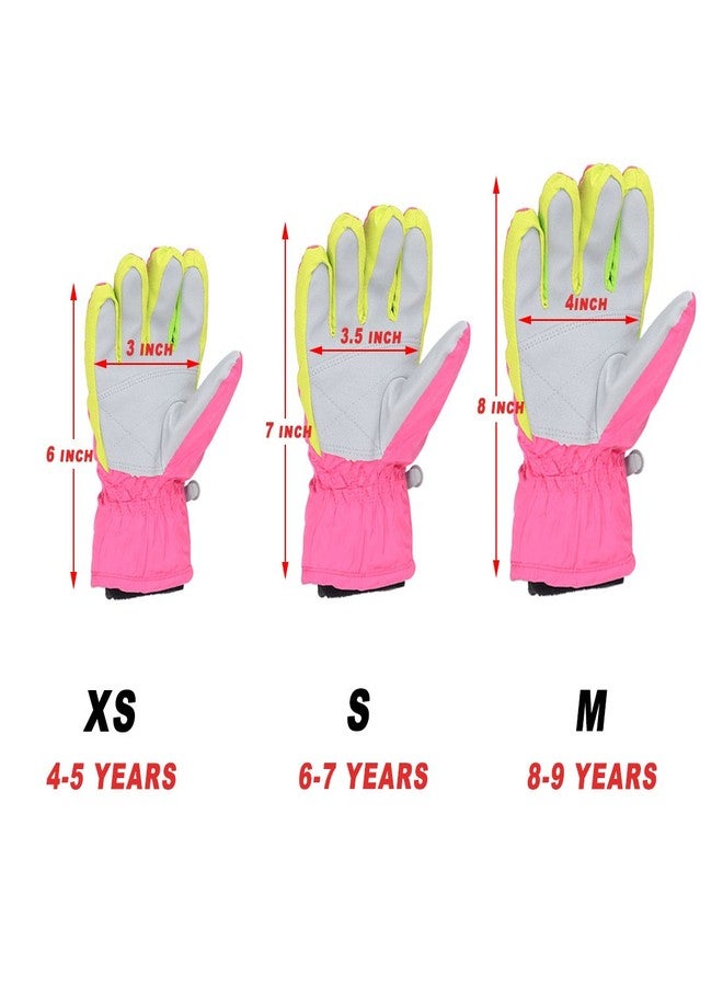 AMYIPO Kids Winter Snow Ski Gloves Children Snowboard Gloves for Boys Girls (Blue-3, 8-9 Years) - Image 5