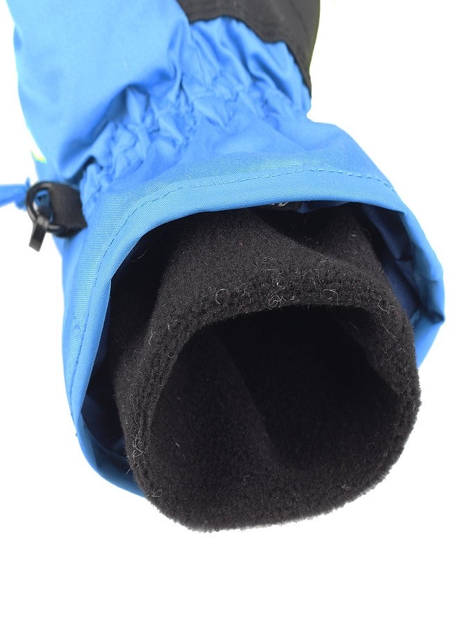 AMYIPO Kids Winter Snow Ski Gloves Children Snowboard Gloves for Boys Girls (Blue-3, 8-9 Years) - Image 3