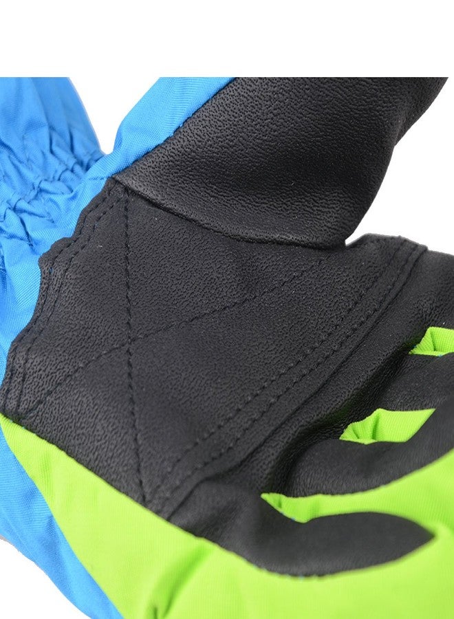 AMYIPO Kids Winter Snow Ski Gloves Children Snowboard Gloves for Boys Girls (Blue-3, 8-9 Years) - Image 4