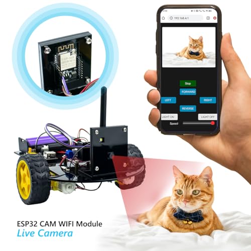 Hosyond مجموعة تطوير واي فاي + بلوتوث لاسلكية من هوسيوند 2 قطع ESP32-CAM مع وحدة كاميرا OV2640 متوافقة مع أردوينو - Image 5