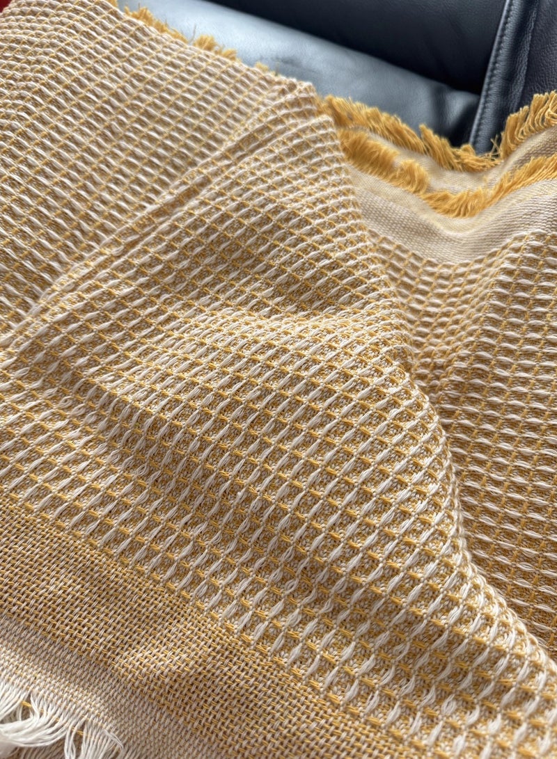 Nadrab Camping Blanket Outdoor Grass Mat Picnic Gear Roll-Up Table Cover Nap Blanket Waterproof Camping Mat for Beach, Camp, Lawn - Foldable Checkered Blanket (130x180 cm) - Image 2