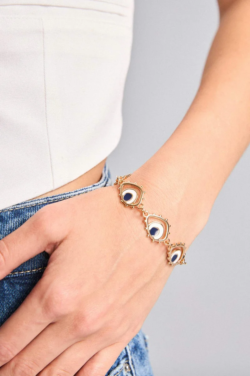 Defacto  Berrin Özkan x Defacto Eye Motif Bracelet  | Best Price UAE