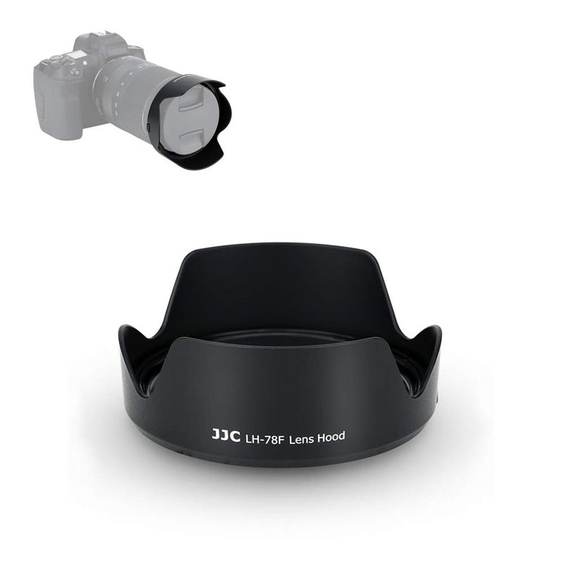JJC Reversible Lens Hood Shade for Canon RF 24240mm f463 is USM Lens on Canon EOS RP R Replace Canon EW78F Hood Tulip Flower Design - Image 2